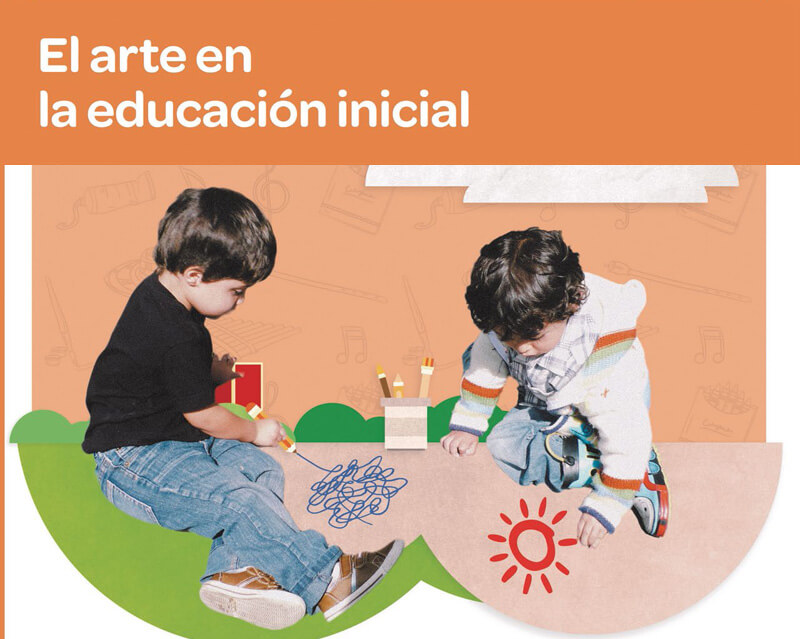 El arte en la educación inicial es uno de los doce tomos que componen la serie de orientaciones pedagógicas para la educación inicial en el marco de la atención integral.