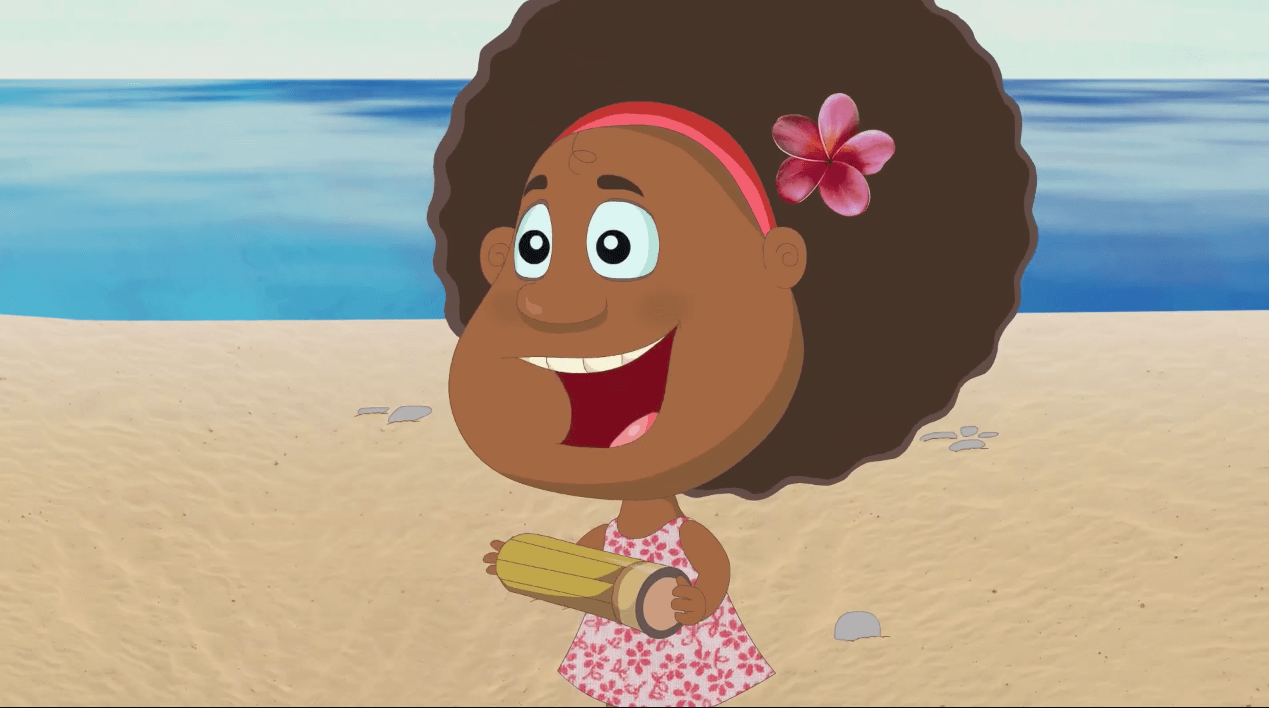 NIña afrodescendiente como protagonista de serie infantil latinoamericana